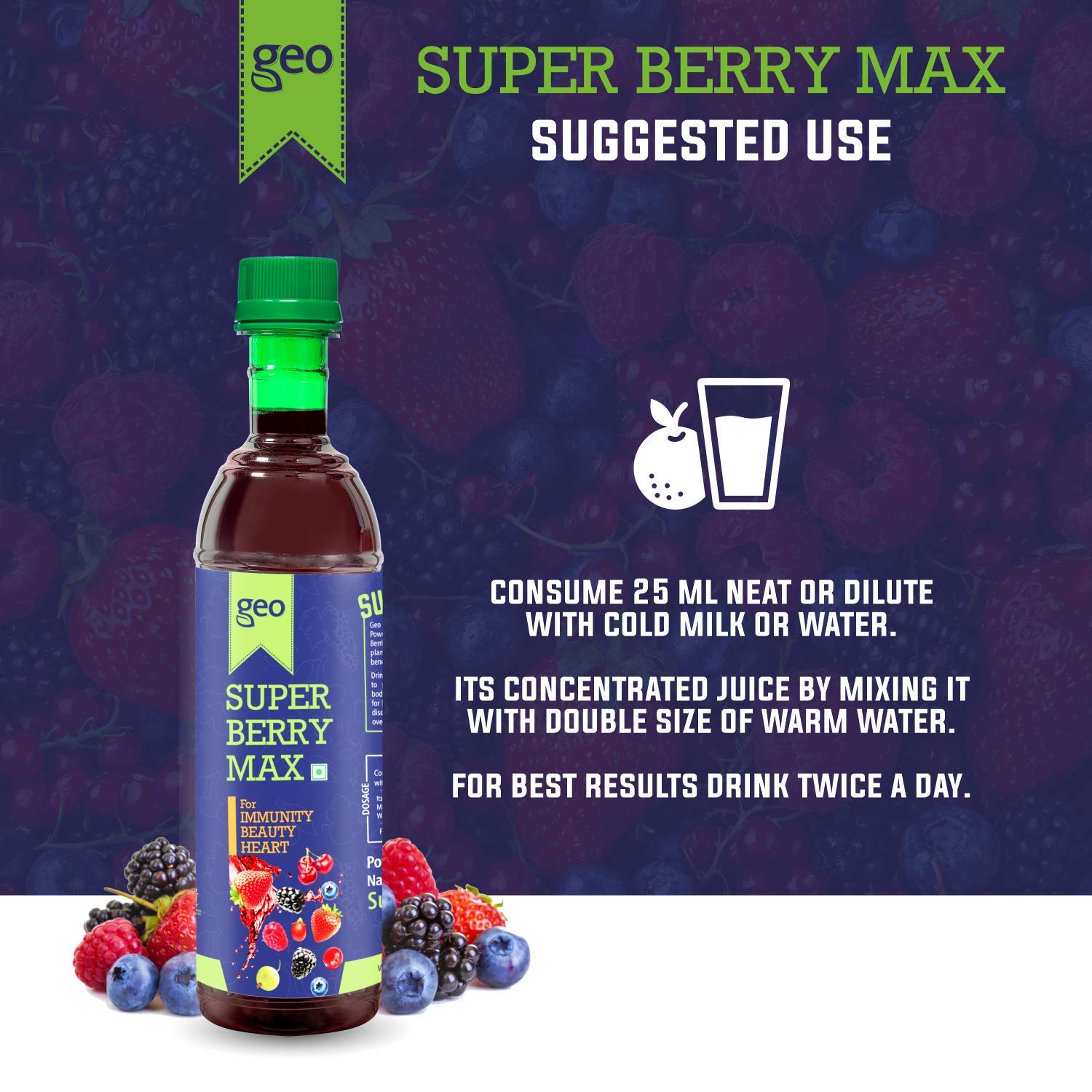GEO Natural Super Berry Max Juice Concentrate For Immunity B - Gujarat - Ahmedabad ID1518373 3