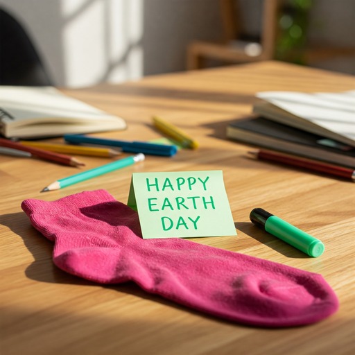 Earth Day Awareness Design Unique Custom Socks with EverLig - California - San Francisco ID1600783 3