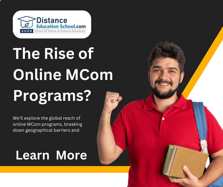 MCom From Distance Learning - Delhi - Delhi ID1522822