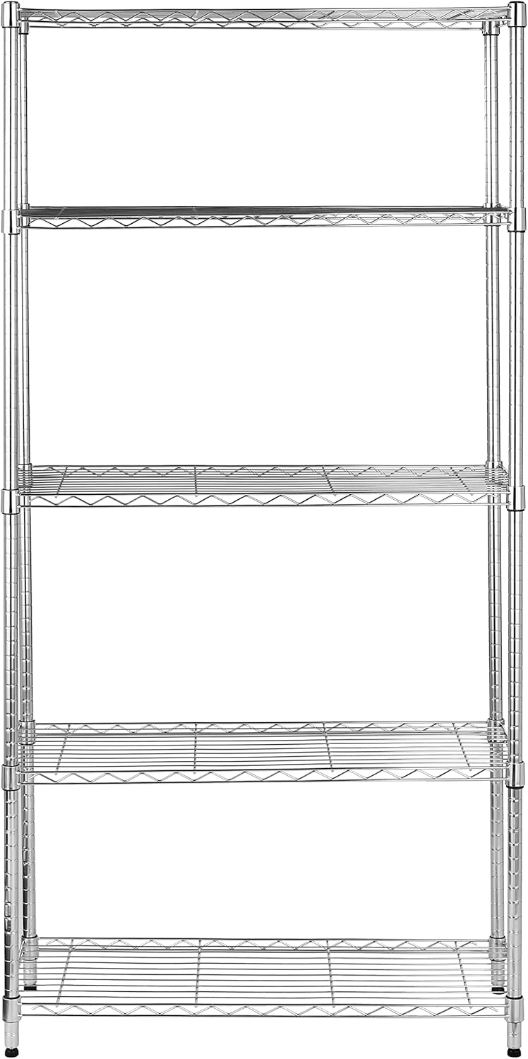 Amazon Basics 5Shelf Adjustable Heavy Duty Steel Wire Rack  - New York - New York ID1599786