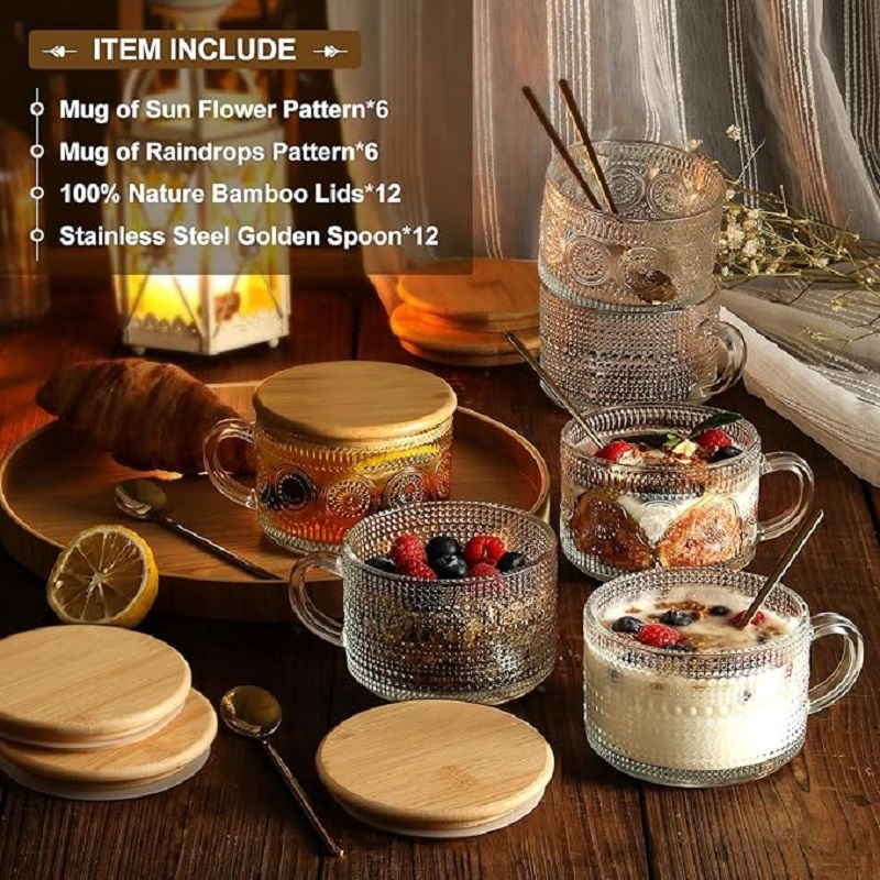 LANDNEOO 12 pcs Set Vintage Coffee Mugs gifts for women - New York - Albany ID1595596