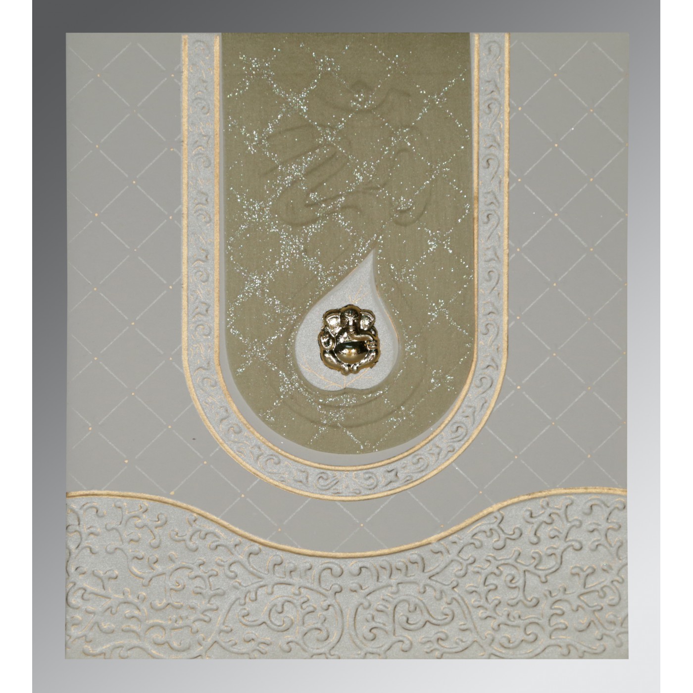 Elegant Ganesha Invitations  Ganpati Wedding  Chaturthi Ca - Massachusetts - Cambridge ID1593910 3