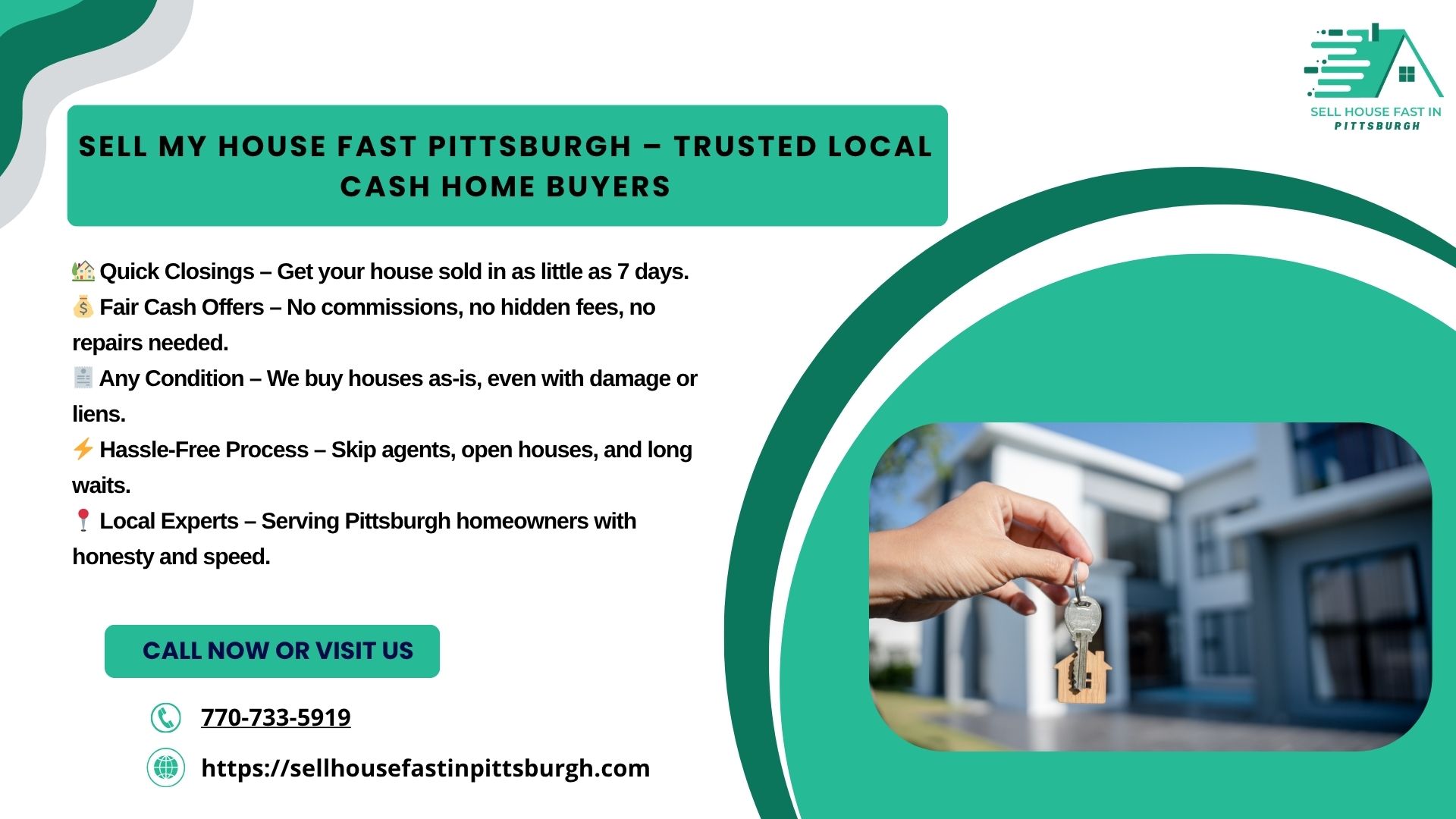 Sell My House Fast Pittsburgh  Cash Home Buyers Near You - Pennsylvania - Pittsburgh ID1618541