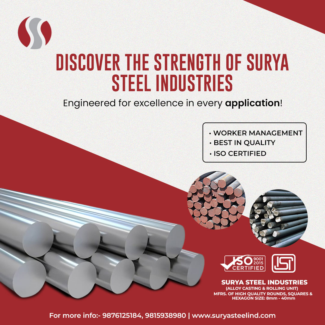 Trusted Round Bar Manufacturer in India Durability and Exce - Punjab - Patiala ID1587027
