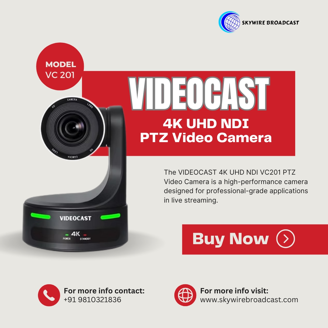 Why PTZ Camera Are the Best Choice for Live Streaming - Uttar Pradesh - Noida ID1596775