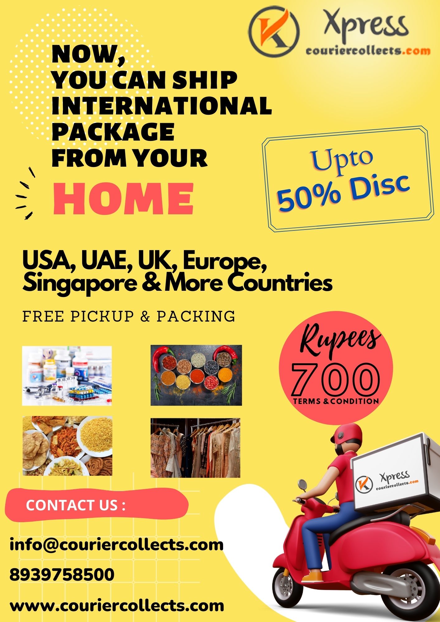 INTERNATIONAL COURIER SERVICE KANATHUR 8939758500 - Tamil Nadu - Chennai ID1589047