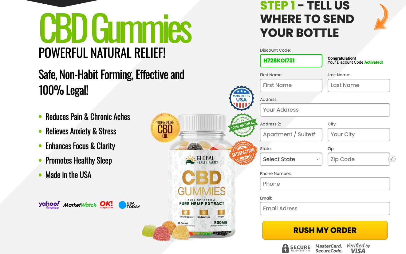 Can Global Health Farms pain relief help with arthritis? - California - Bakersfield ID1610024