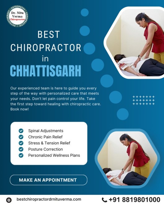Best Chiropractor in Chhattisgarh  Dr Nitu Verma - Chhattisgarh - Raipur ID1612127
