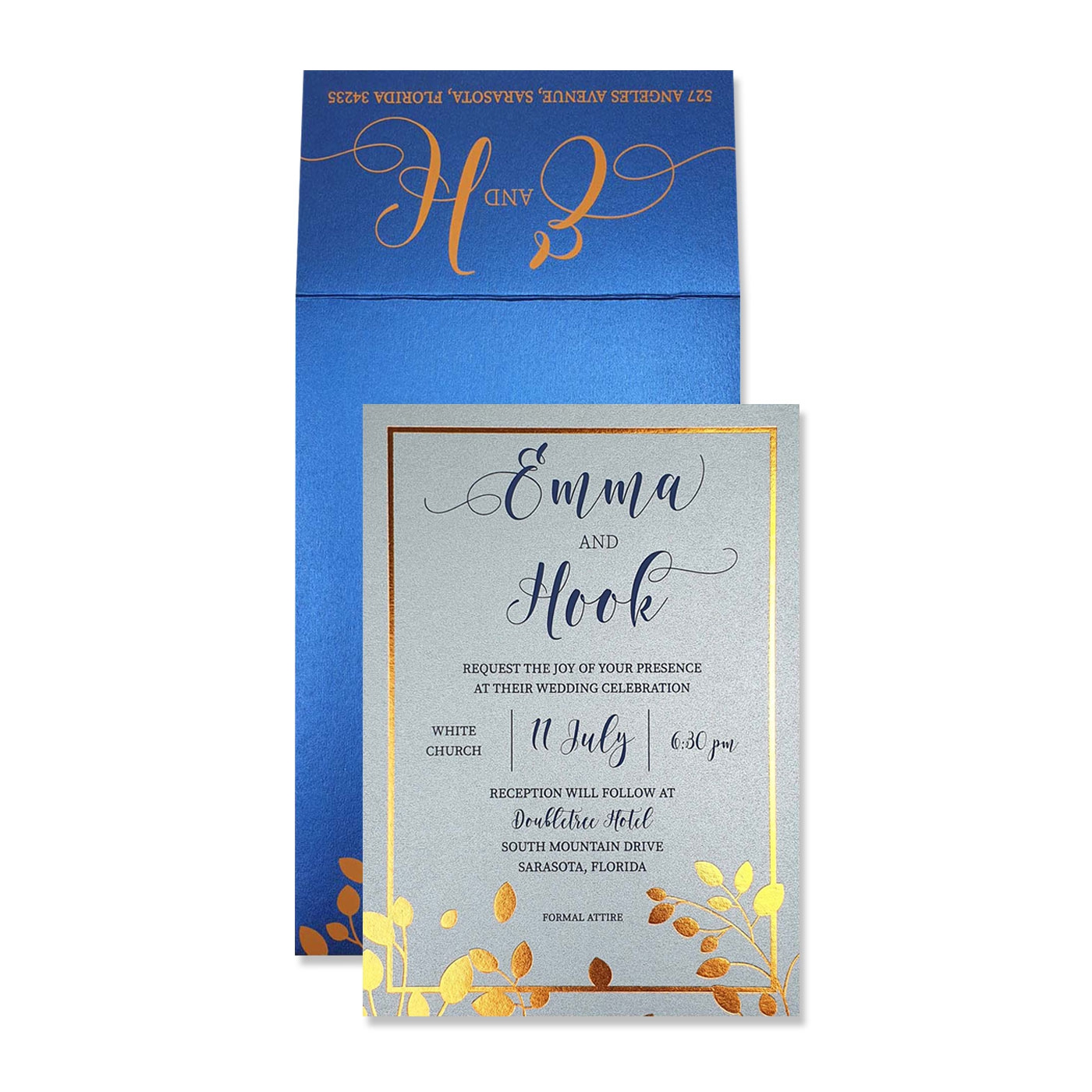 HighQuality Single Sheet Invitations  Custom Cards Shimme - New Jersey - Jersey City ID1601767