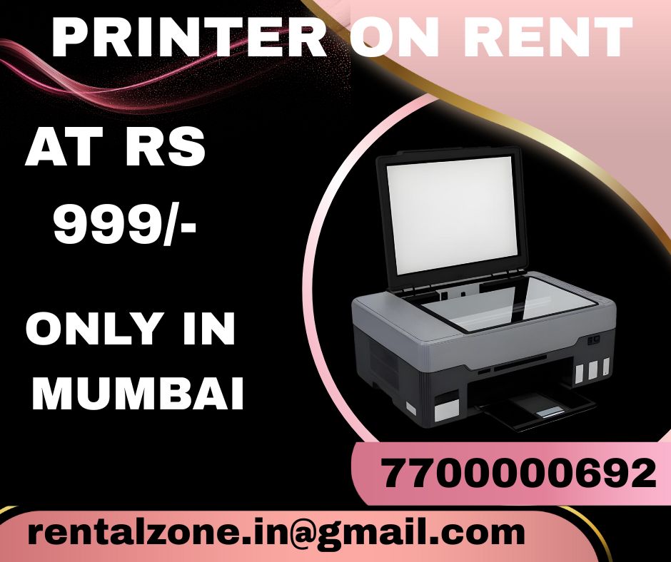 Printer on rent on rent price start  Rs999  Mumbai  Vas - Maharashtra - Mumbai ID1616602