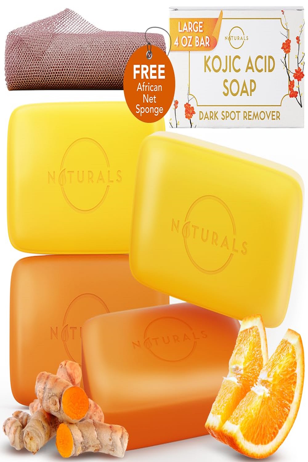 Kojic Acid Soap Turmeric Soap Bar  Orange for Hyperpigmen - New York - Albany ID1595960 4