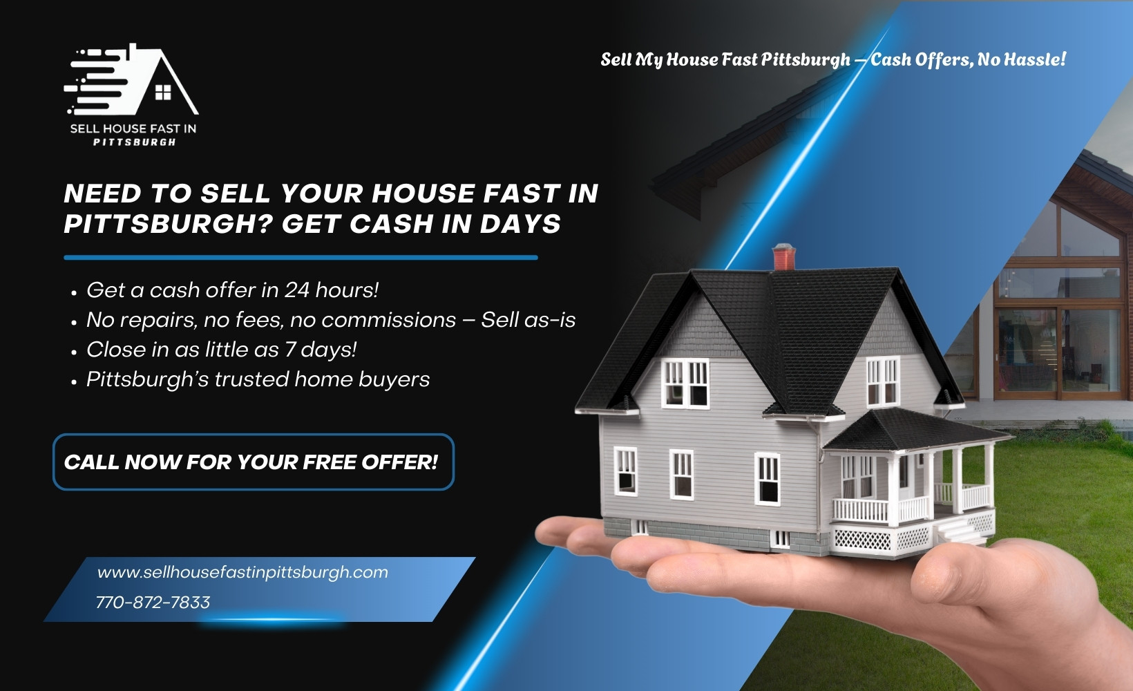 Sell My House Fast Pittsburgh  Get a Cash Offer in 24 Hou - Pennsylvania - Pittsburgh ID1597836