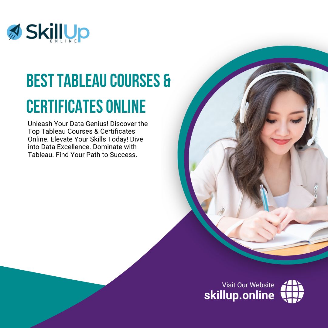 Best Tableau Courses  Certificates Online  - Washington - Redmond ID1536365