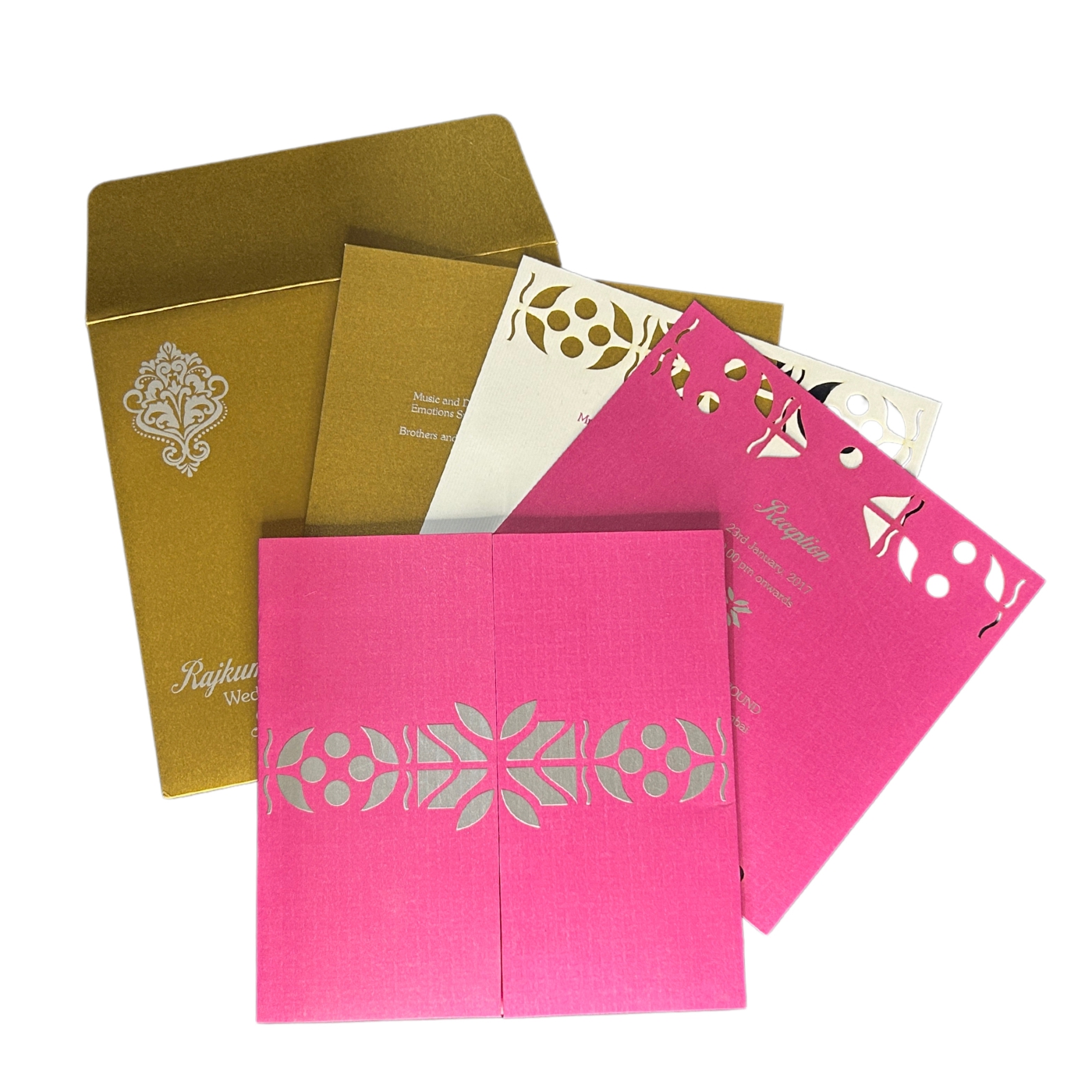 Elegant Embossed Wedding Cards  Make Your Day Unique - New Jersey - Branchburg ID1602263