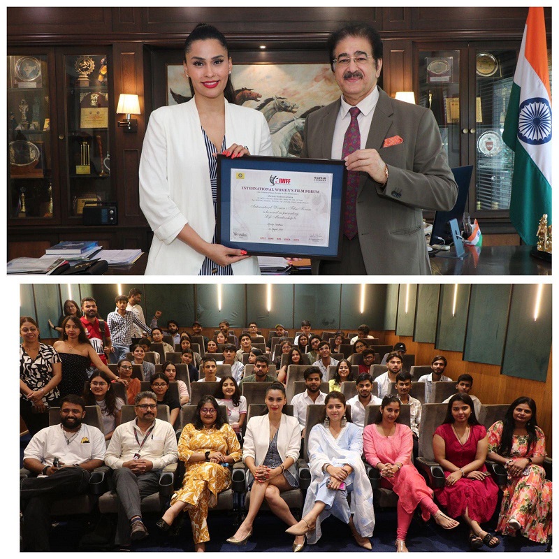 Renowned Canadian Presenter Kanika Wadhwa Engages with AAFT  - Delhi - Delhi ID1613270