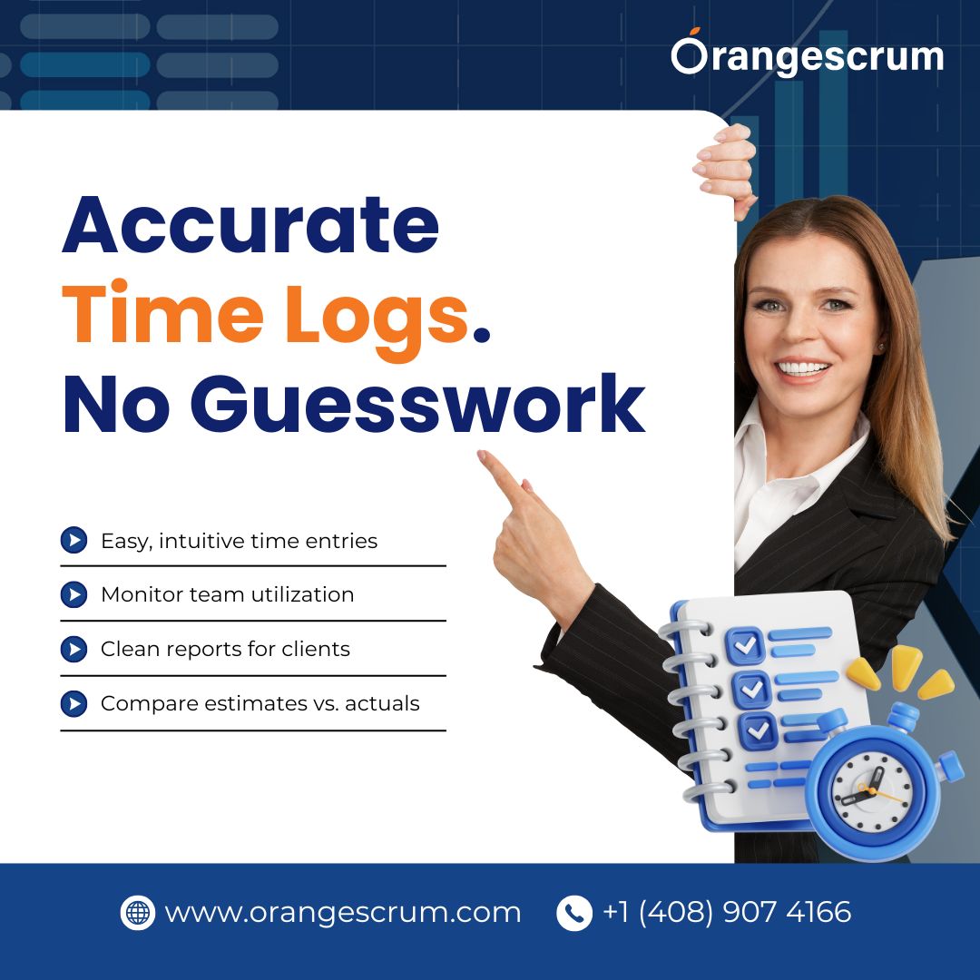Time Tracking Made Easy with Orangescrum Try It Today! - California - San Jose ID1621224