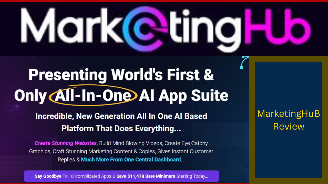MarketingHub Review All in one AI business Software - New York - New York ID1539126