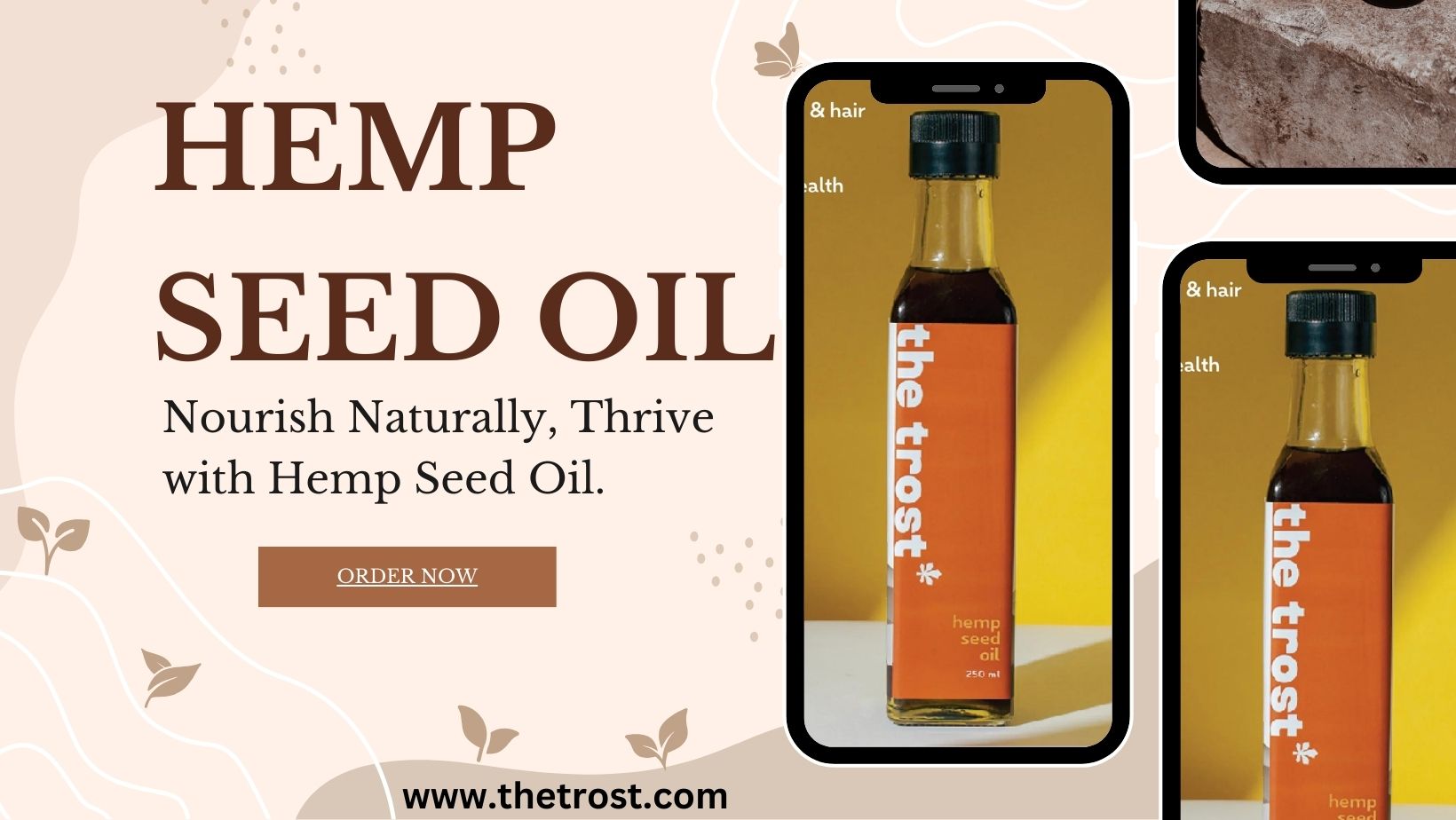 Buy Hemp Seed Oil  Nourish Your WellBeing The Trost - Delhi - Delhi ID1525730