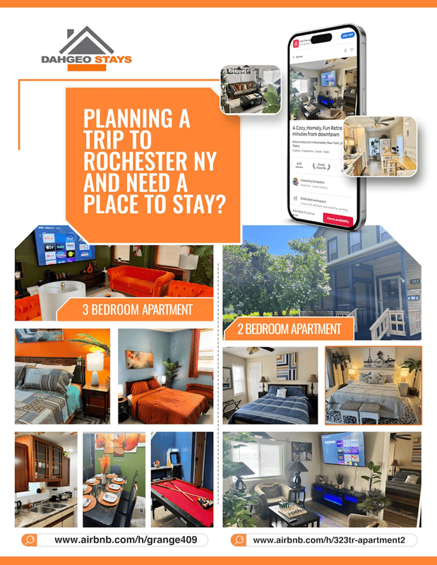Traveling to Rochester NY? Weve got your shortterm stay - New York - Syracuse   ID1589190