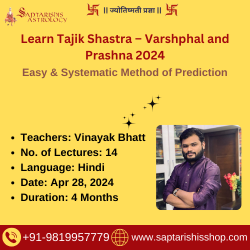 Learn Tajik Shastra  Varshphal and Prashna 2024 - Uttar Pradesh - Noida ID1554657