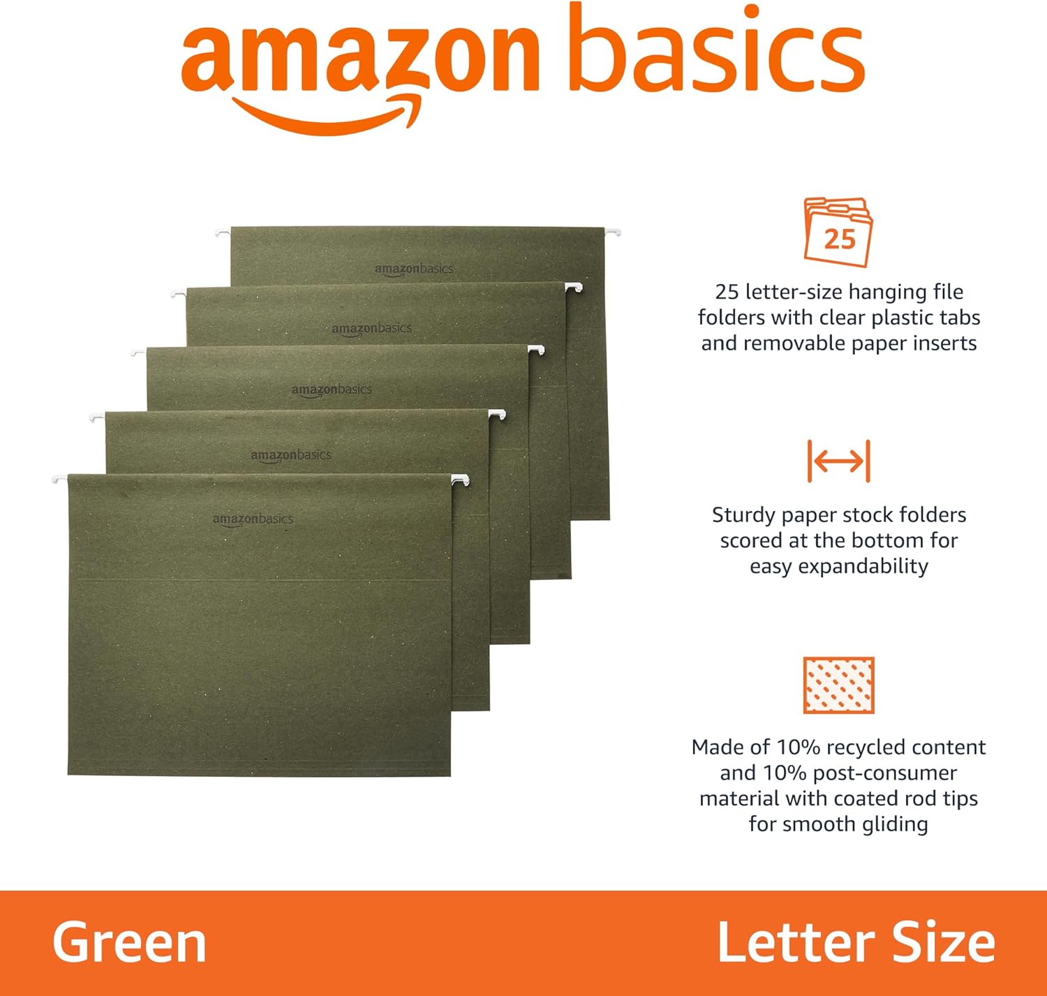 Amazon Basics Hanging Organizer File Folder Letter Size Gr - New York - New York ID1597461 3