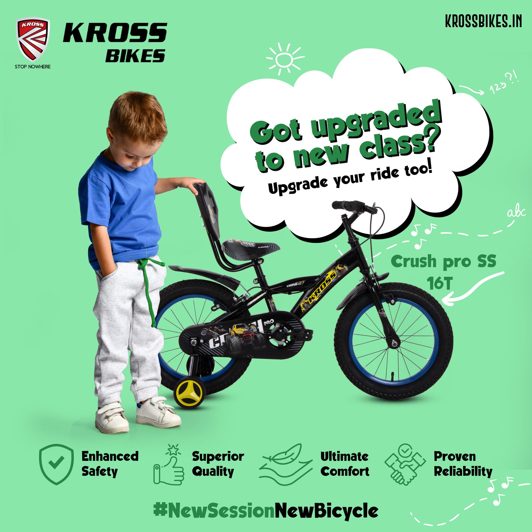 Easy to Control Cycle for Kids for Safe Riding - Punjab - Ludhiana ID1602471