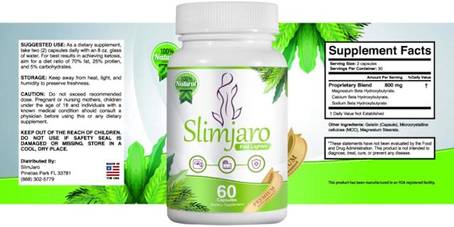 Can Slim Jaro be taken with other supplements? - California - Los Angeles ID1601498