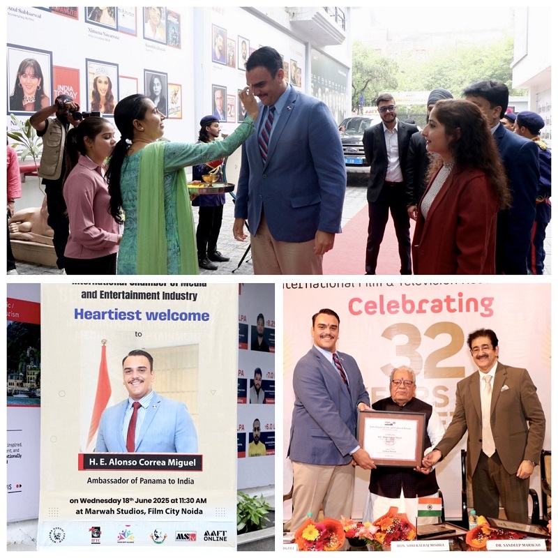 Alonso Correa Miguel Honoured with Patronship of Indo Panama - Delhi - Delhi ID1608452