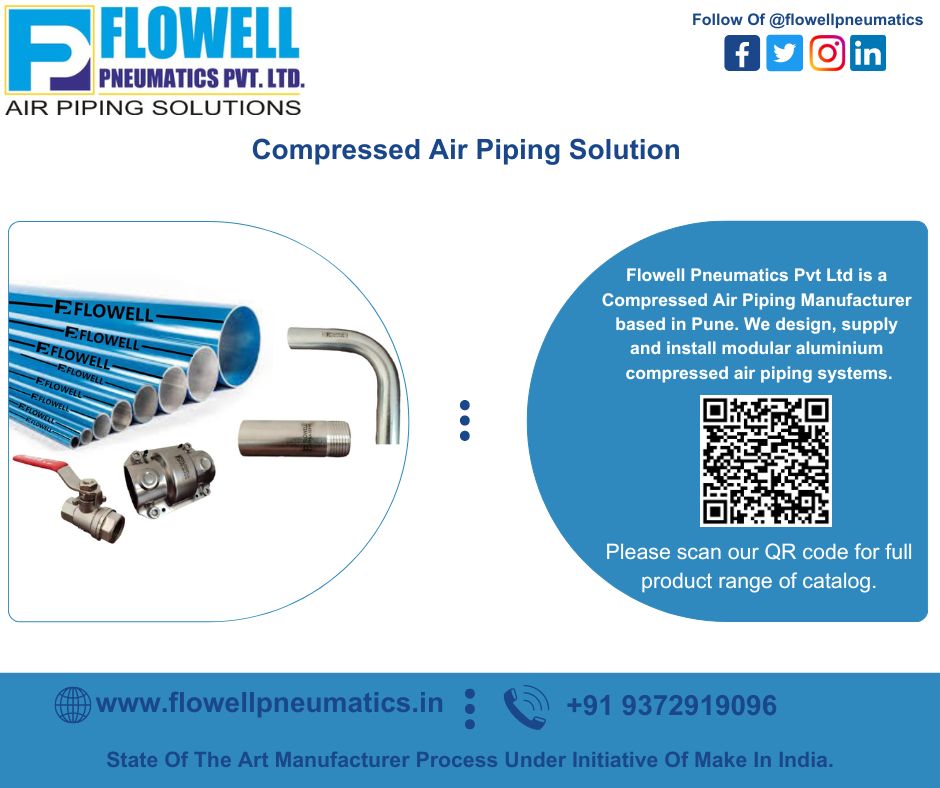 Compressed Air Pipe Fitting I Flowell Pneumatics Pvt Ltd - Maharashtra - Pune ID1545506