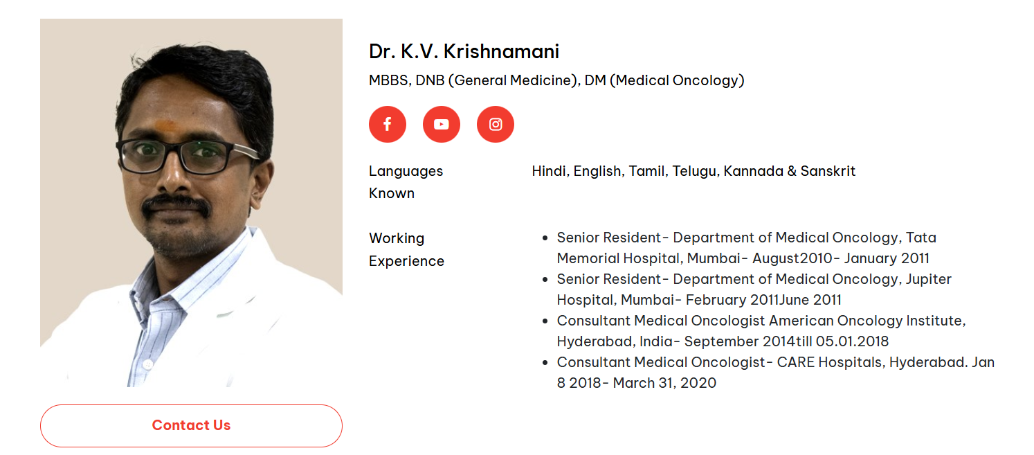 Best Cancer Treatment in Hyderabad with Advanced Care - Andhra Pradesh - Hyderabad ID1609673