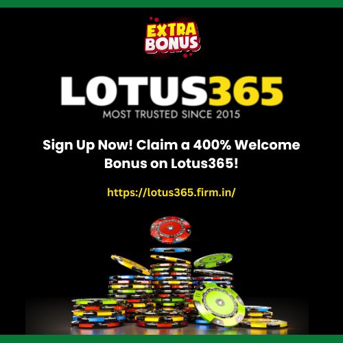Claim a 400 Welcome Bonus on Lotus365 - Maharashtra - Pune ID1594455