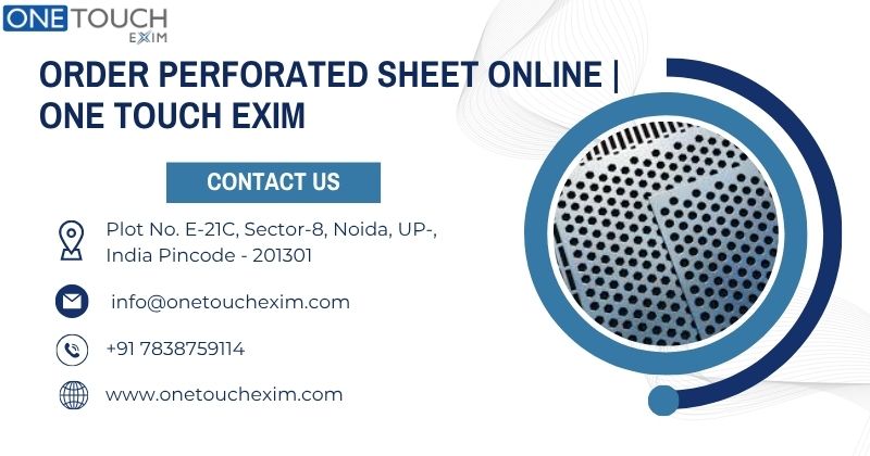 Order Perforated Sheet Online  One Touch Exim - Uttar Pradesh - Noida ID1607746