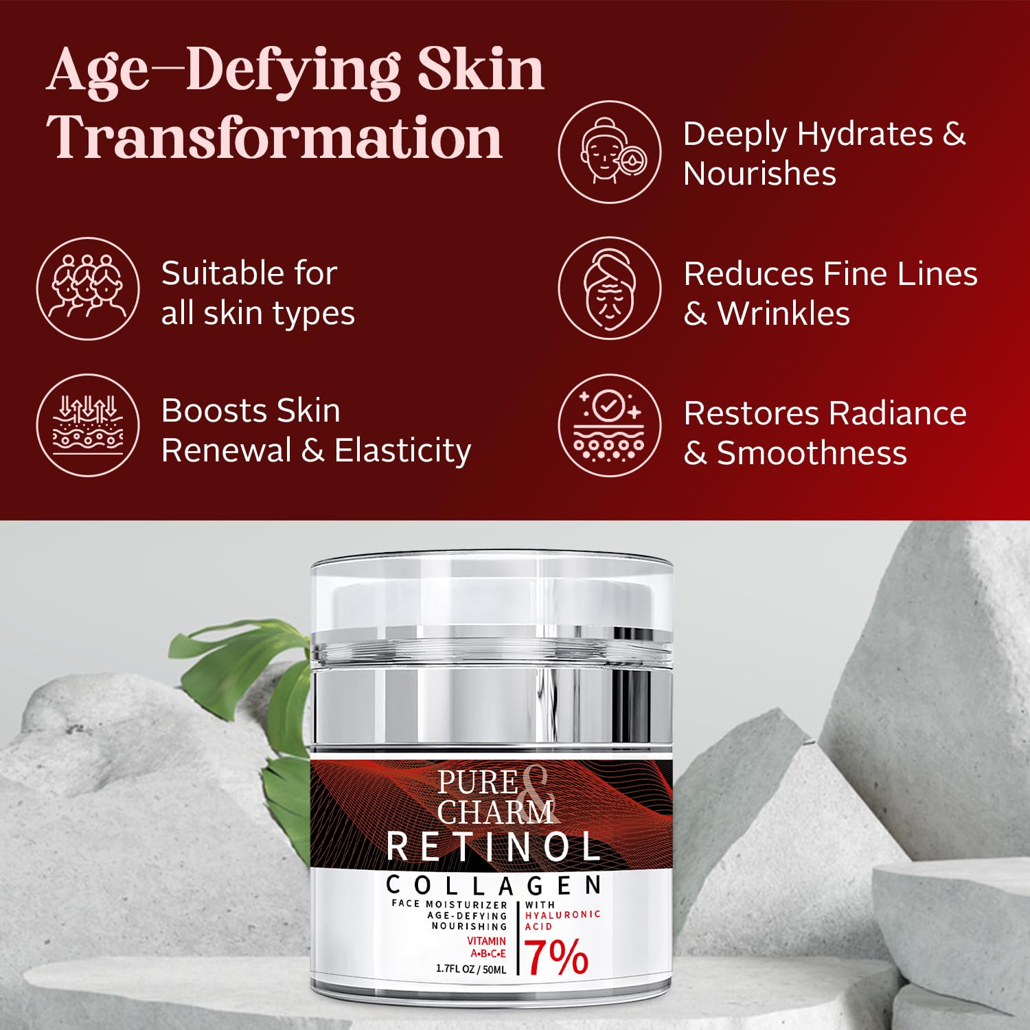 Retinol Cream for Face Neck And Dcollet  AntiAging - New York - Albany ID1589845 4