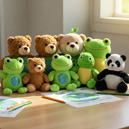 Show Your Brands Caring Side Design Earth Day Plush with E - California - San Francisco ID1600788