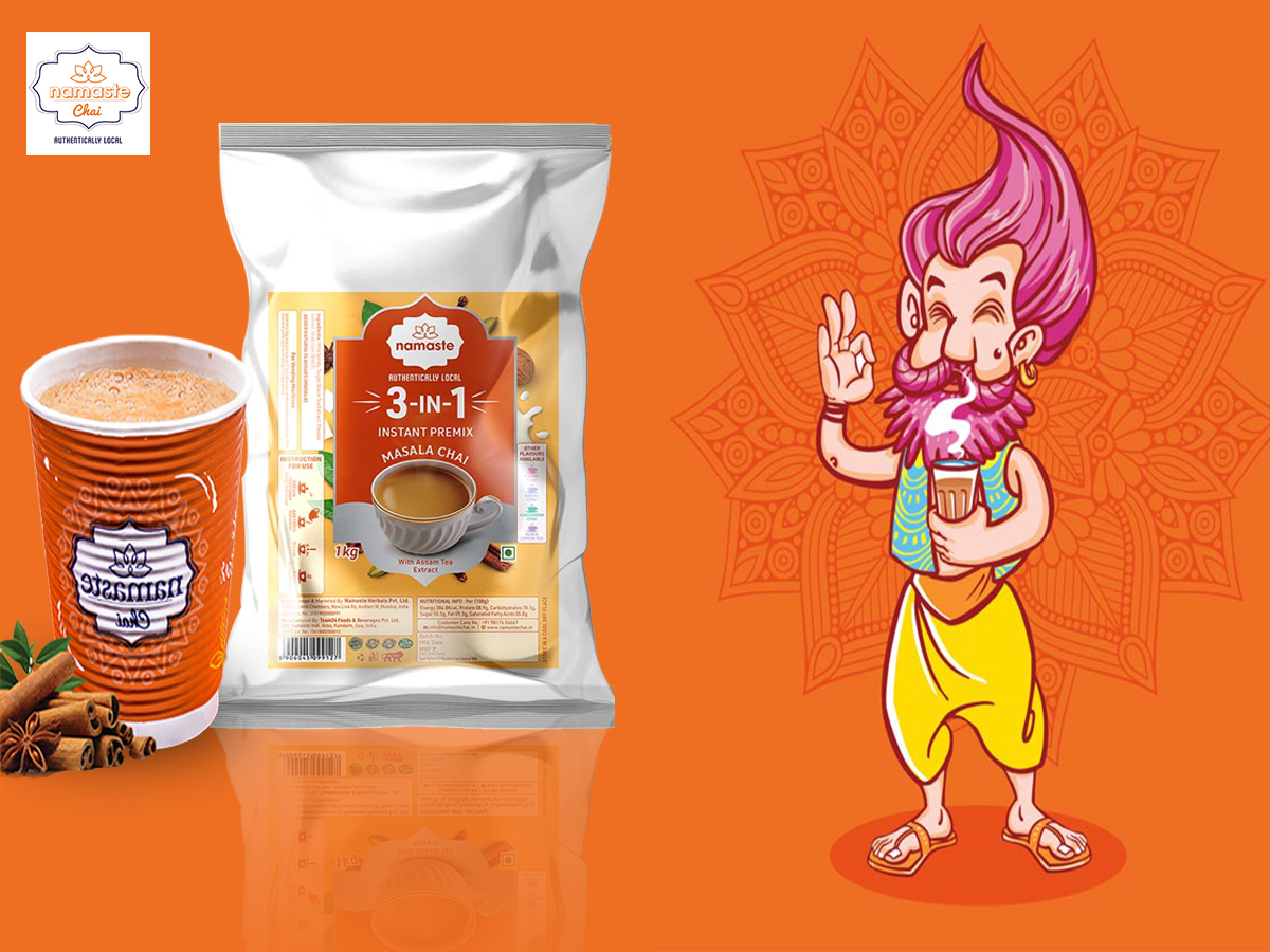 Enjoy Instant Masala Chai Premix from Namaste Chai  - Maharashtra - Navi Mumbai ID1594472