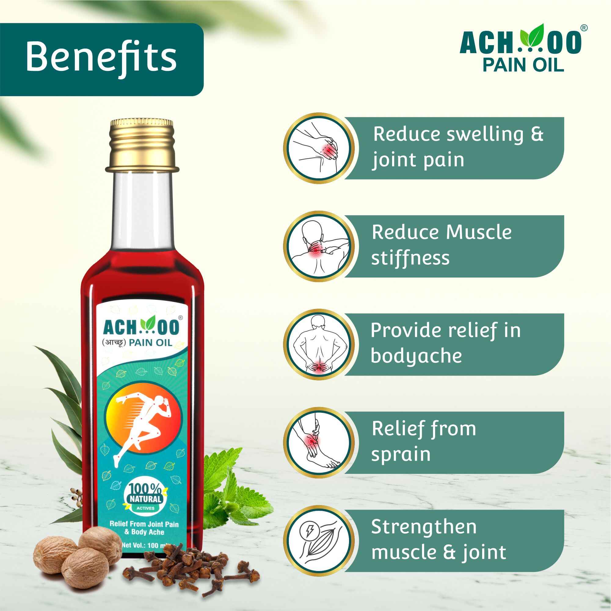 Natural Joint Pain Oil for Soothing Comfort - Haryana - Gurgaon ID1560712 1