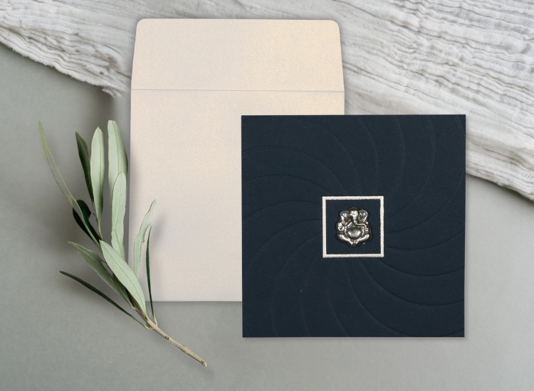 Elegant Ganesha Invitations  Ganpati Wedding  Chaturthi Ca - North Carolina - Charlotte ID1596363