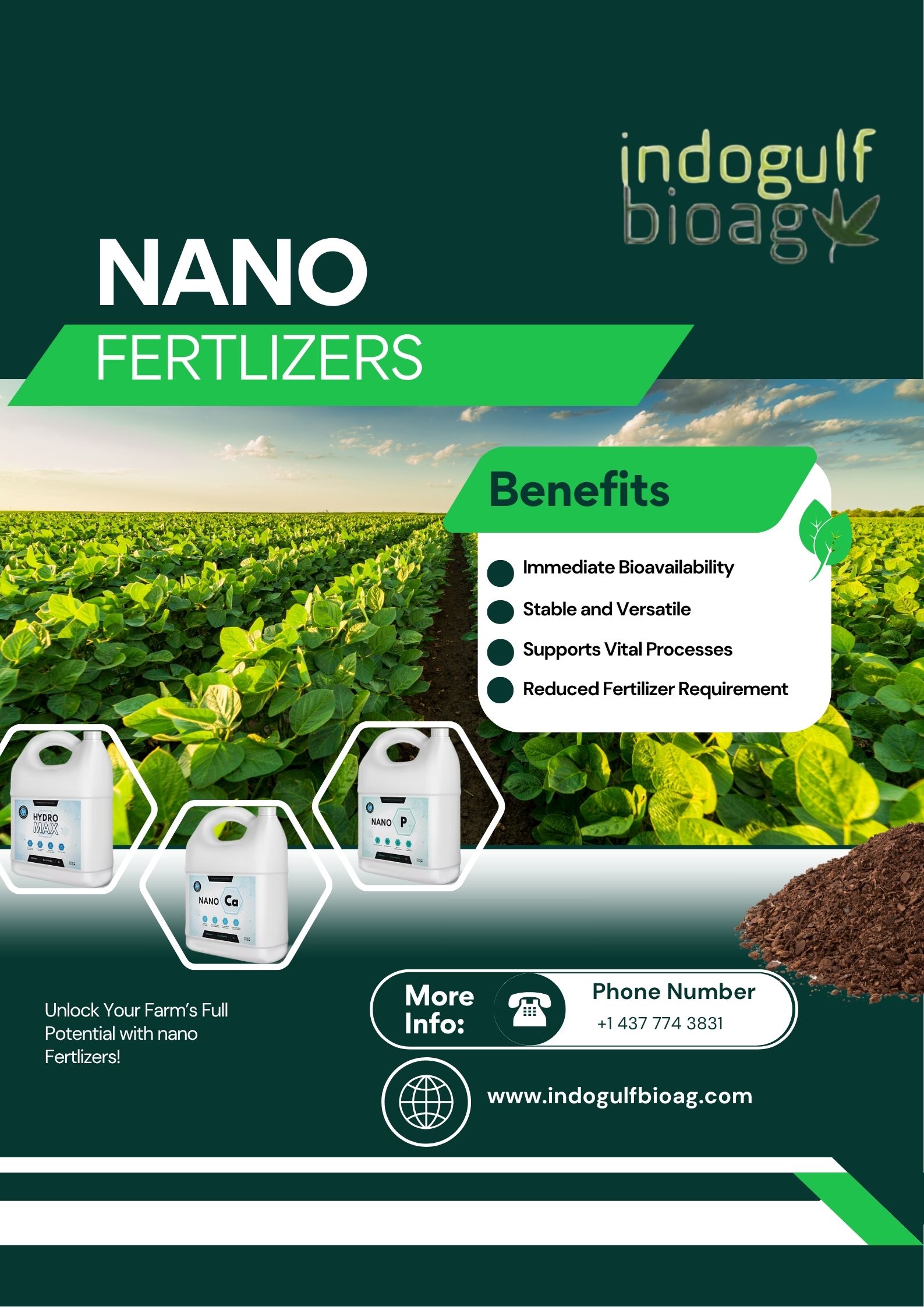 Boost Soil Health Naturally  Special Pricing on Nano Calc - Wyoming - Casper ID1609424
