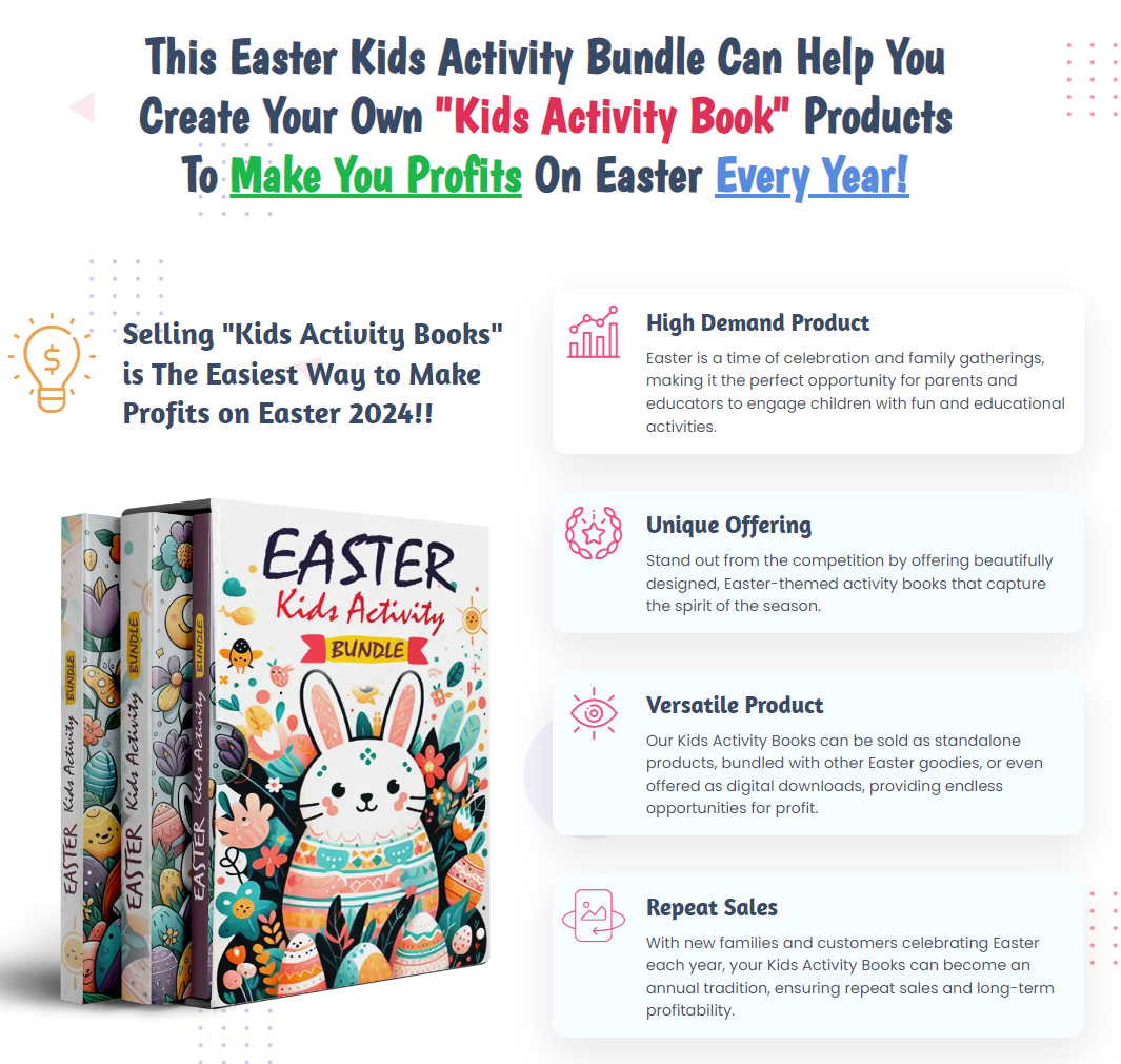 Easter Kids Activity Bundle 2024 Review  How to Earn Mone - Connecticut - Stamford ID1545345 3
