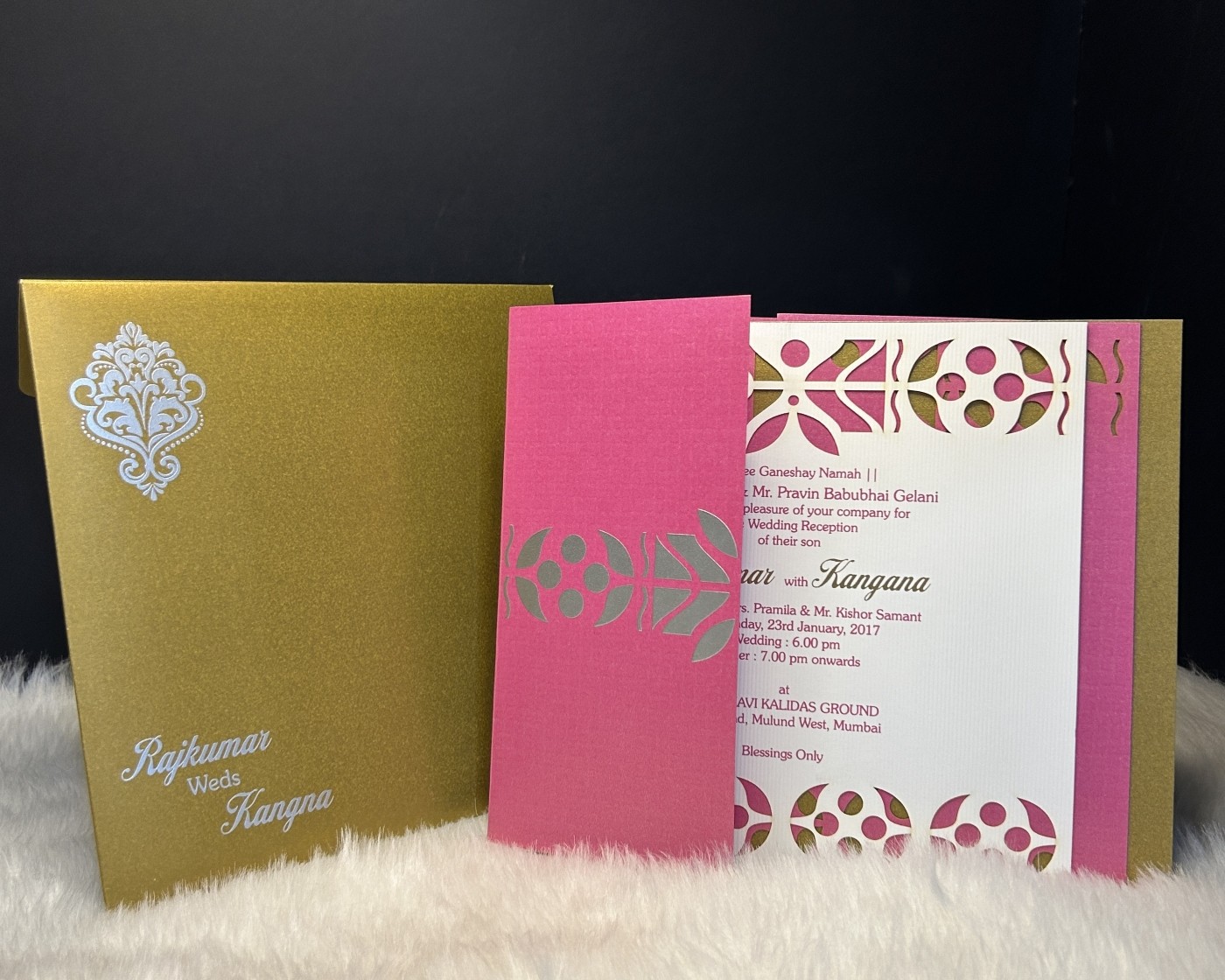 Elegant Embossed Wedding Cards  Make Your Day Unique - New Jersey - Branchburg ID1602263 2