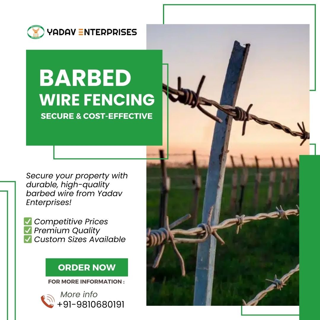 Barbed Wire Fencing Secure  CostEffective - Delhi - Delhi ID1589161