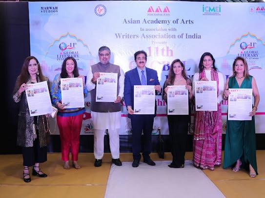 Newsletter Launched During Fashion Show at 11th Global Liter - Delhi - Delhi ID1618311