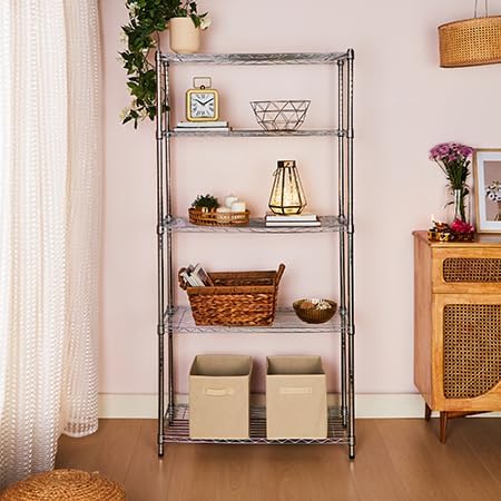 Amazon Basics 5Shelf Adjustable Heavy Duty Steel Wire Rack  - New York - New York ID1599786 3