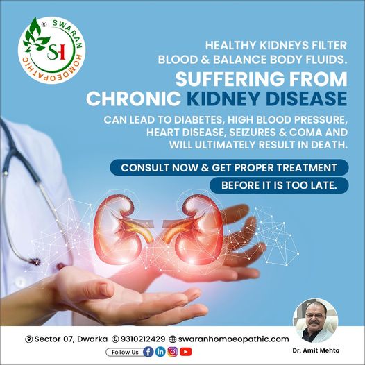 Chronic kidney disease treatment at Swaran Homoeopathic - Delhi - Delhi ID1540185