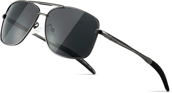 SUNGAIT Mens Polarized Square Aviator Sunglasses - New York - Albany ID1590678