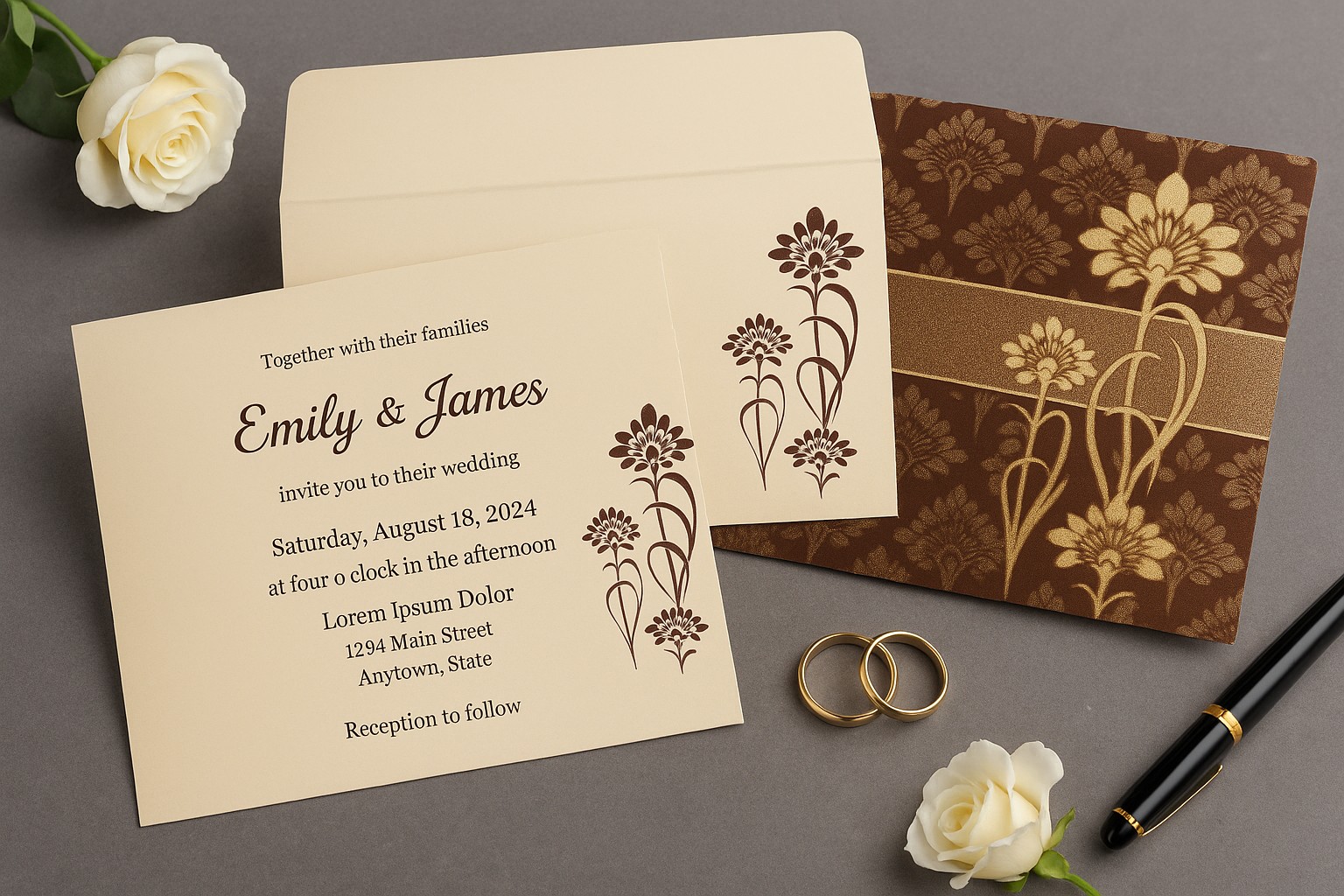 Designer Wedding Invitations  Made Unforgettable - New Jersey - Jersey City ID1612585
