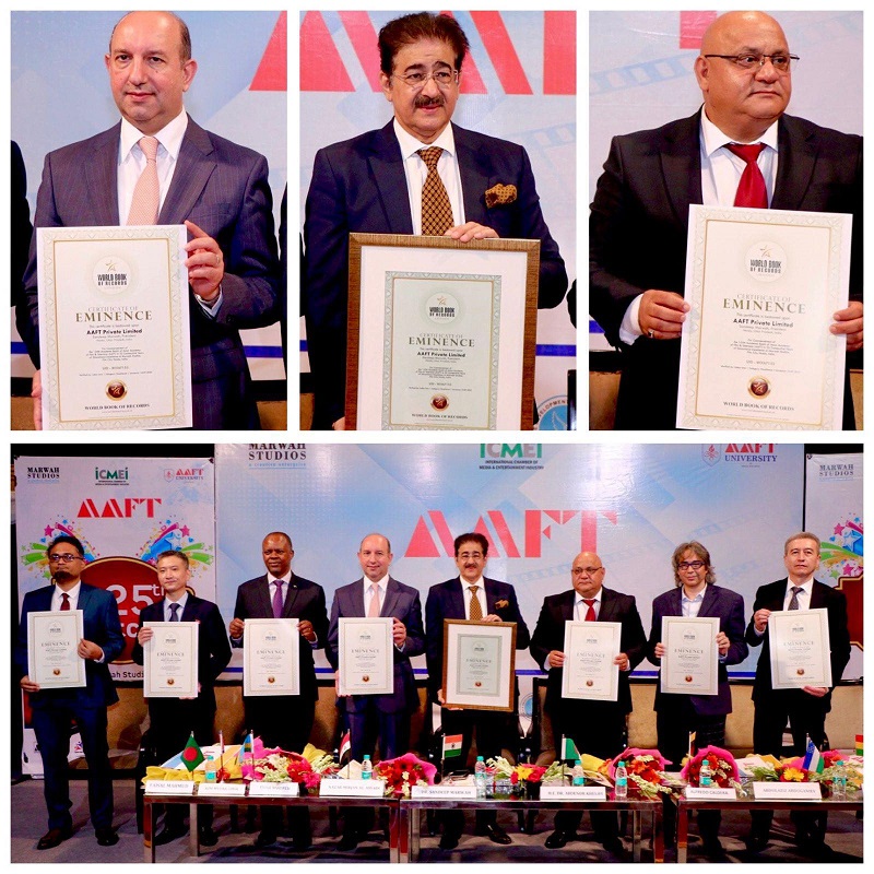 AAFT Registers 10th World Record Becomes the Only Creative  - Delhi - Delhi ID1610541