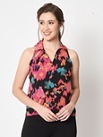 Printed Black Shirt Style Top - Chandigarh - Chandigarh ID1588431