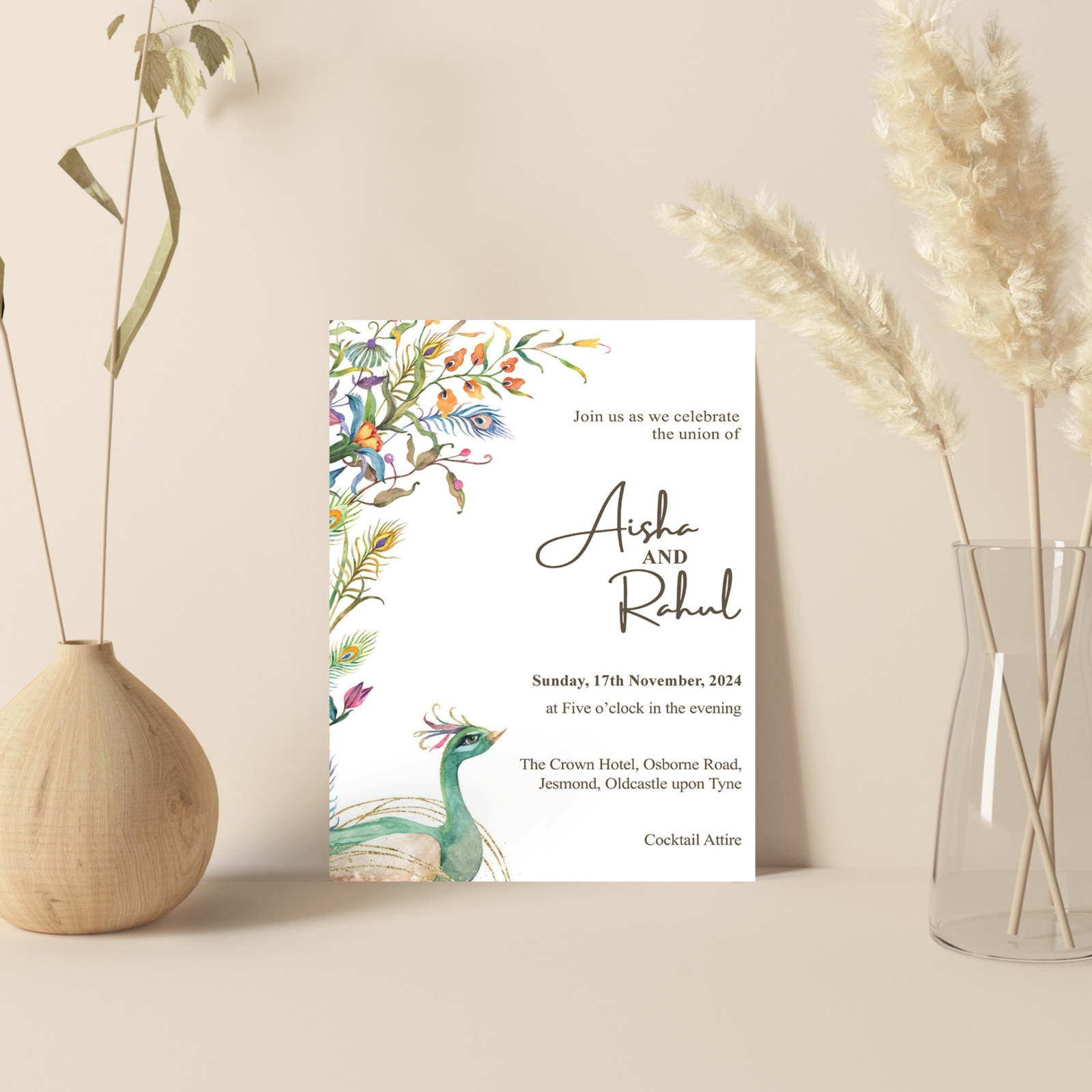 Single Sheet Invites  Exquisite Premium Wedding Invitations - Maryland - Baltimore ID1590895
