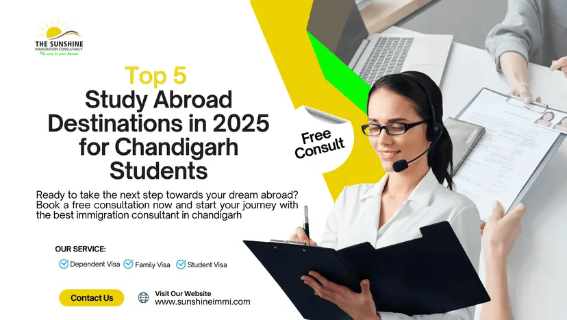 Top 5 Study Abroad Destinations in 2025 for Chandigarh - Chandigarh - Chandigarh ID1596444